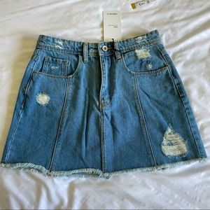 NWT Forever 21 Denim Jean Mini Skirt